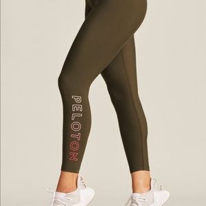 Peloton Olive green high waisted leggings